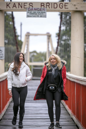 Friends Catherine Cervasio and Helen Reizer take long walks by the Yarra for social connection during isolation  and say they feel far better for it.
