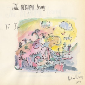 A gift from Michael Leunig to Jim Pavlidis. 
