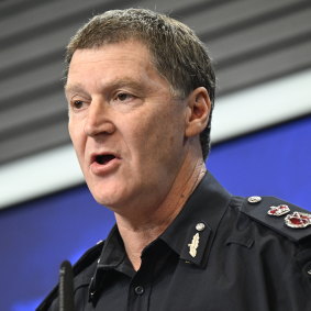 Victoria Police Chief Commissioner Shane Patton.