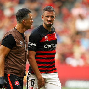 Uncertain future: Matt Jurman is in the final months of his deal with the Wanderers and could leave at the end of the season.
