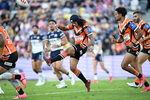 The Tigers’ halfback has continued to improve his long kicking game.