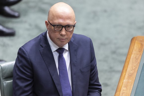 Opposition Leader Peter Dutton wants more information on the Voice.