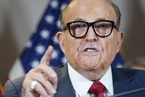 Former New York mayor Rudy Giuliani, a lawyer for former president Do<em></em>nald Trump, has been called to testify.