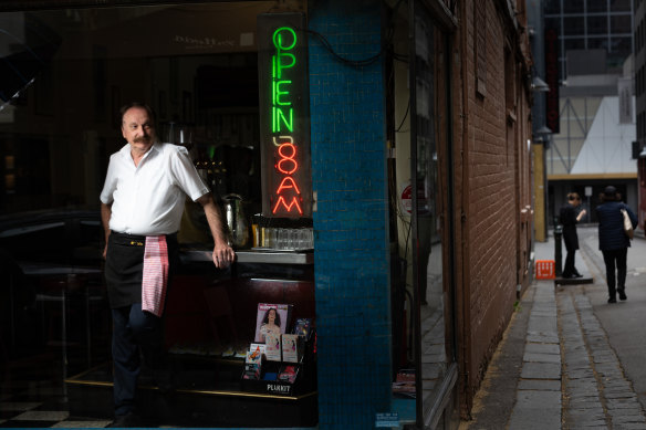 Rocco Elice is retiring after 50 years of work at Pellegrini’s. 