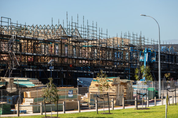 The building industry is facing challenges with land, labour and materials.