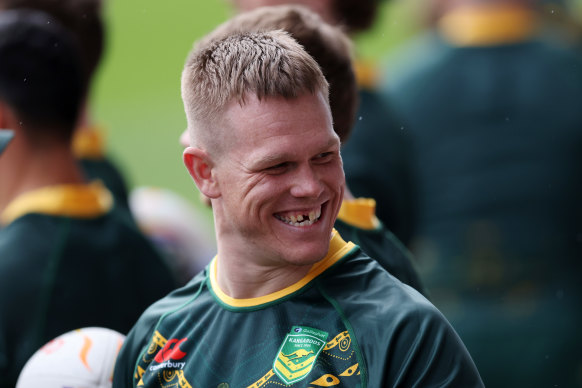 Collins is thrilled to be in Australian colours.