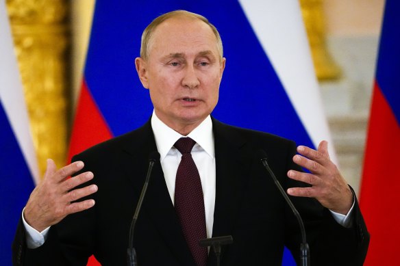Vladimir Putin has tightened his stranglehold on gas, driving up futures contracts for January by 40 per cent in barely a week.