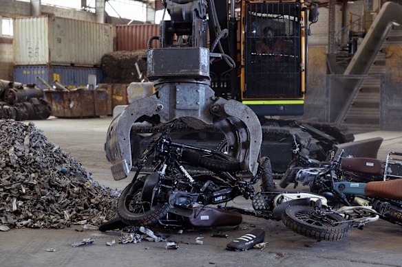 Confiscated e-bikes being destroyed this week