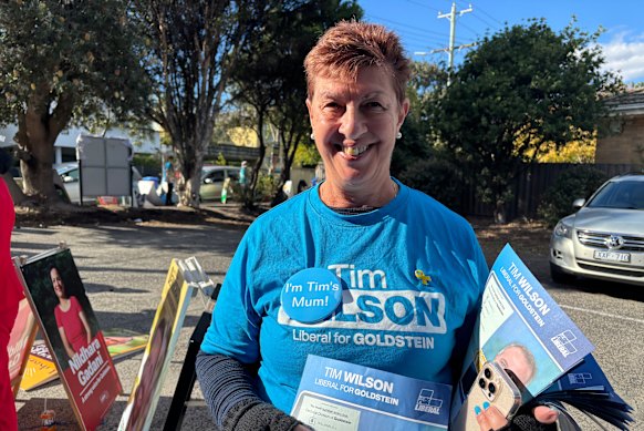 Tim Wilson’s mum, Linda Morriss.
