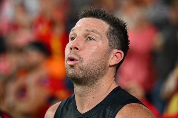 GWS’ downturn in form has weighed heavily on Toby Greene.