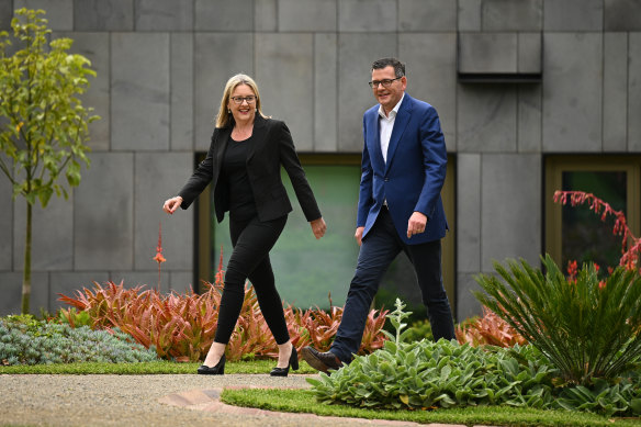 Victorian Deputy Premier Jacinta Allen (left) and Victorian Premier Daniel Andrews.