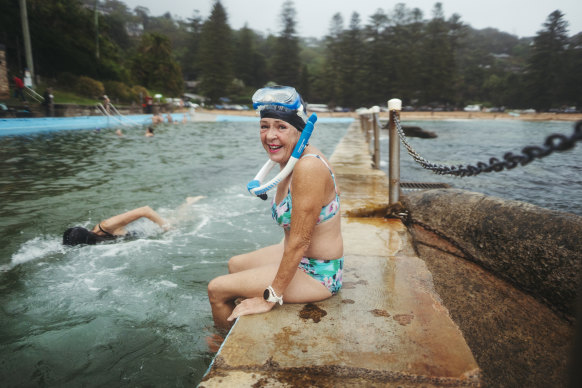 Swimmer Margie Charlton said the Palm Beach Rockpool is in a “terrible state of disrepair”.