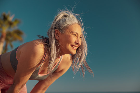 Short bursts of more intense exercise can be phased in gradually.