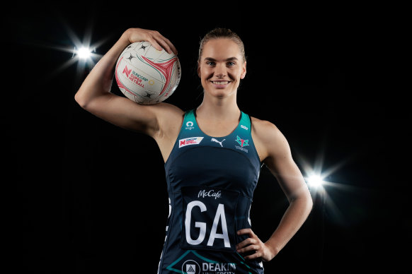 Vixens goal attack Kiera Austin is thriving on the sporting atmosphere in Melbourne.