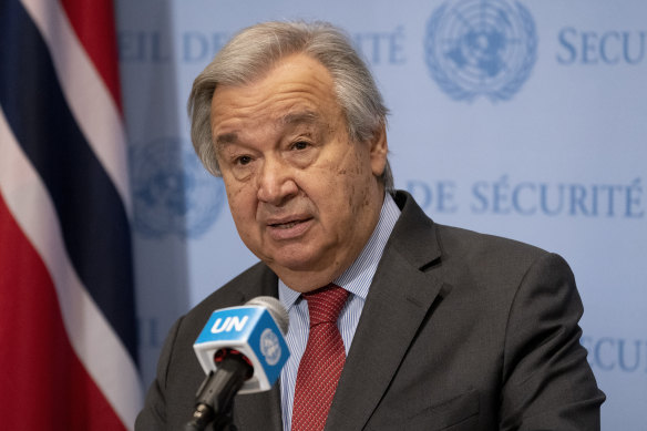 UN Secretary-General Antonio Guterres has struggled to take a leadership role in the Ukraine crisis.
