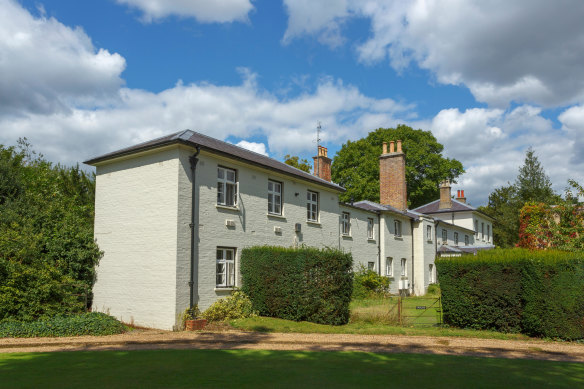 Frogmore Cottage in Windsor, where the Duke and Duchess of Sussex have stayed while in England.