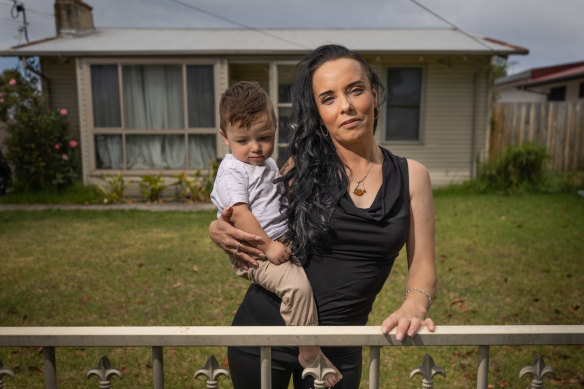 Michelle Young is raising five children in Braybrook, in Melbourne’s west. 