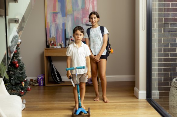 Angela Harrow will buy paper towels and tissues for her son Alexander (6) to take to class.