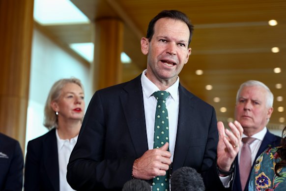 Leader of the Nationals Matt Canavan says education has been “feminised”. 