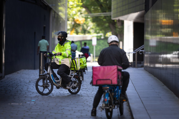 Bike and motorbike workplace injuries soared as food delivery apps grew in popularity. 