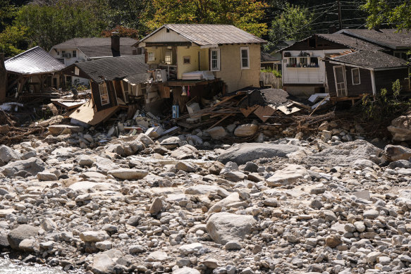 Chimney Rock was among mountain towns devastated by Hurricane Helene.