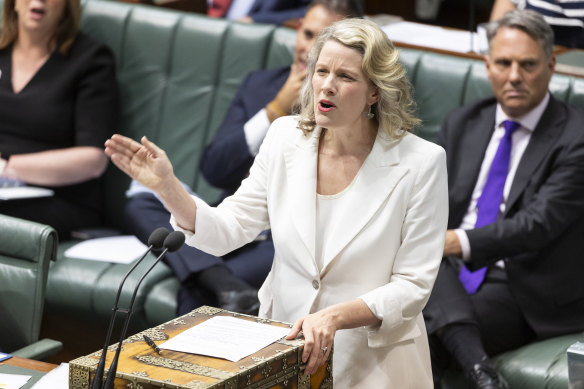 Home Affairs Minister Clare O’Neil was ordered to withdraw her remarks.