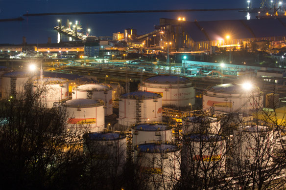 Rosneft’s RN-Tuapsinsky refinery in Tuapse, Russia. Rosneft accounts for around half of BP’s oil and gas reserves and a third of its production.