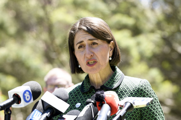 Eat Christmas lunch at a restaurant, NSW Premier Gladys Berejiklian says. 