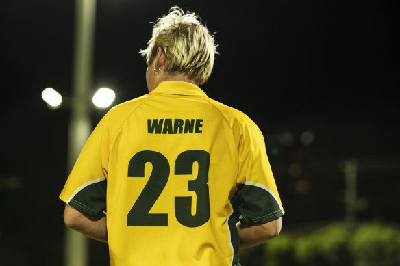 Alex Williams in Warnie.