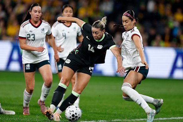 Kennedy scores Australia’s opener.