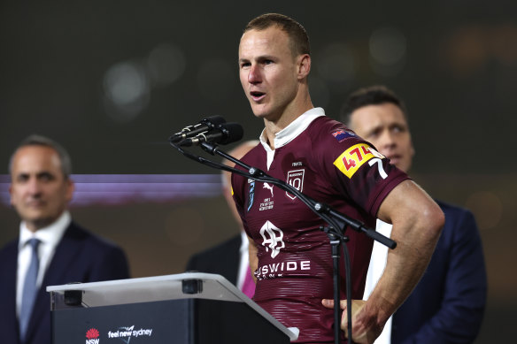 Daly Cherry-Evans at Accor Stadium on Wednesday night.