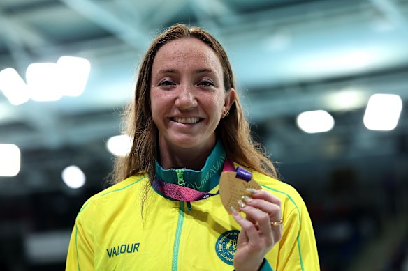 Lani Pallister took gold in the women’s 400m freestyle. 