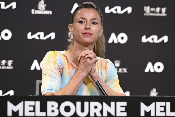 Camila Giorgi has denied any wrongdoing in a dodgy vaccination scandal being investigated by Italian police.