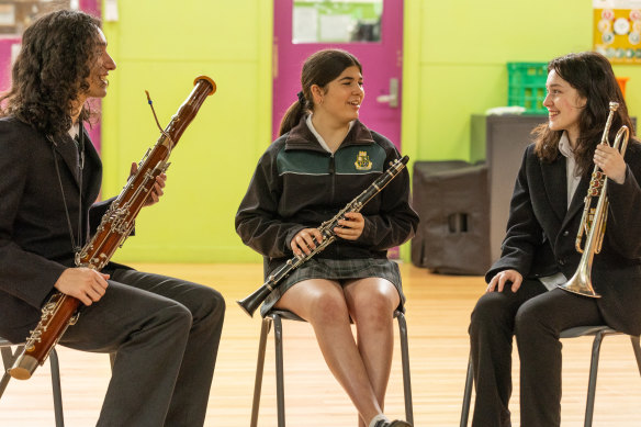 A positive mindset: Strathmore Secondary College students.