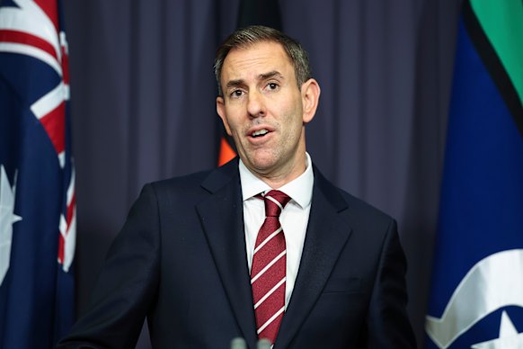 Treasurer Dr Jim Chalmers.