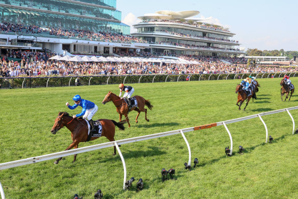 Jockey James McDonald claims the Oaks for the first time.