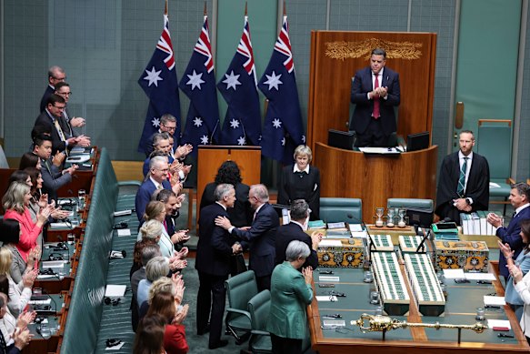 Carney was invited to a joint session of parliament by Albanese on Thursday. 