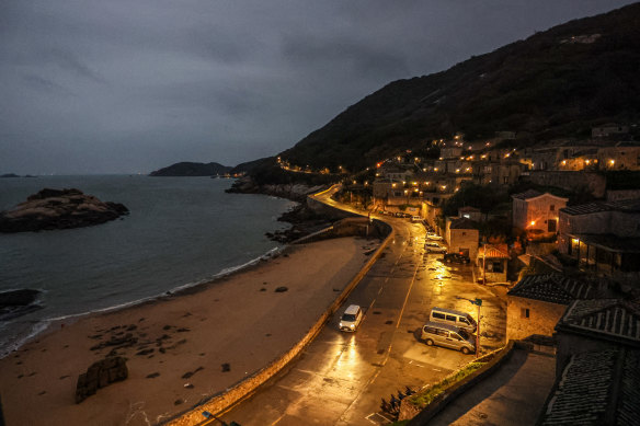 The historical Chin-Be village on Matsu island, Taiwan Strait, where locals say they have witnessed missiles being fired during the PLA live fire drills.