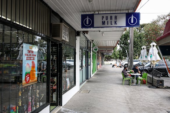 Reporter Clay Lucas and Yusuf meet at Anderson Road, Fawkner, on a quiet Anzac Day morning.