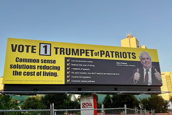 Some might question the common sense that went into the creation of this busy billboard.