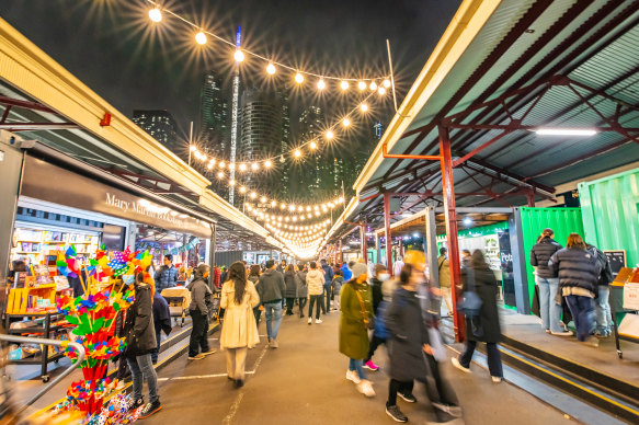 The Winter Night Market features more than 60 artisanal stalls.