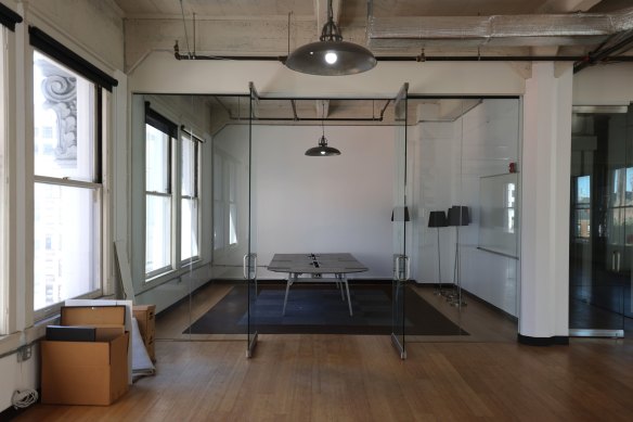 An empty office in San Francisco.