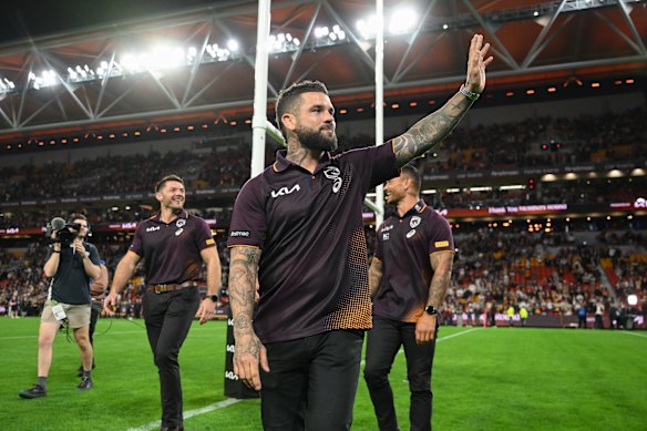 Departing Brisbane Broncos captain Adam Reynolds.