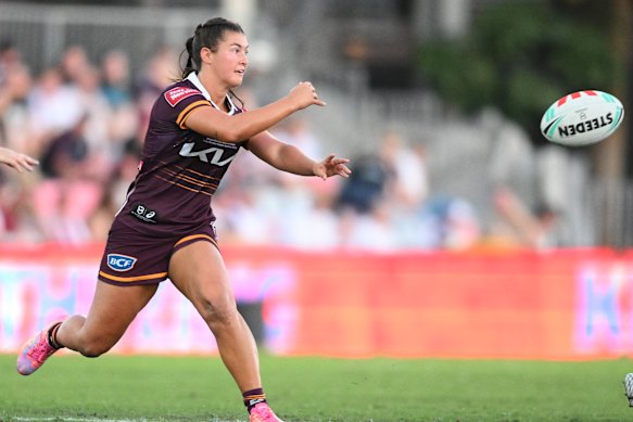 Broncos NRLW hooker Jada Ferguson.