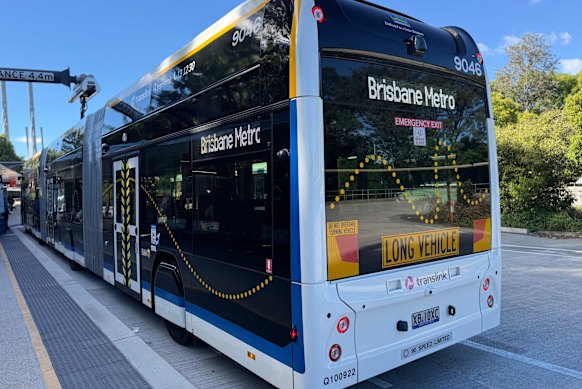 A Brisbane Metro vehicle.