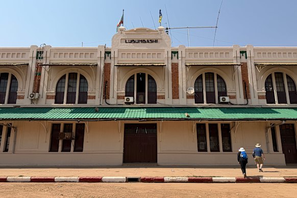Lubumbashi train station, in the Democratic Republic of the Congo.