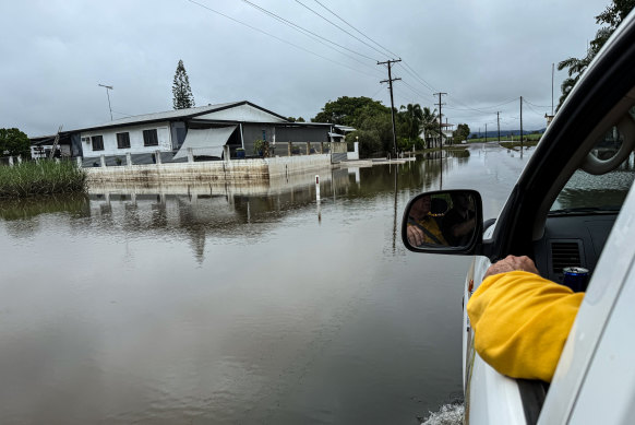 Flood in Macknade in the Queensland North in February.