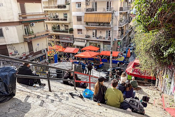Don’t miss the Laika Agora street market which boasts fresh seafood and locally-made honey.