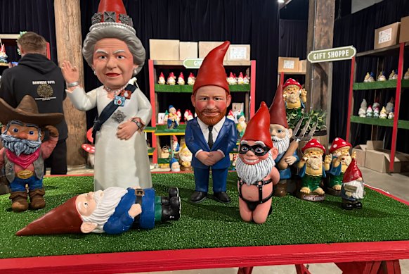 Behind the scenes of Gnomes.