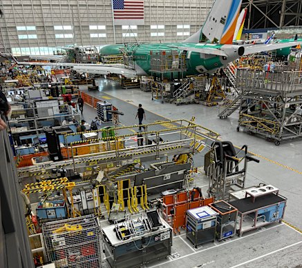 The factory floor.